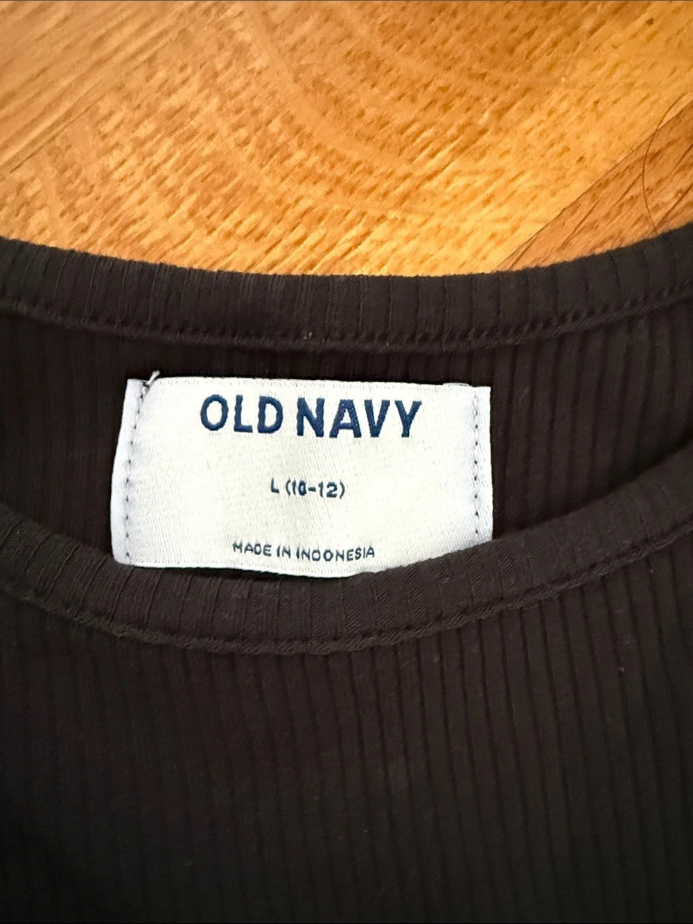NWT Old Navy Black Ribbed Short Sleeve Dress